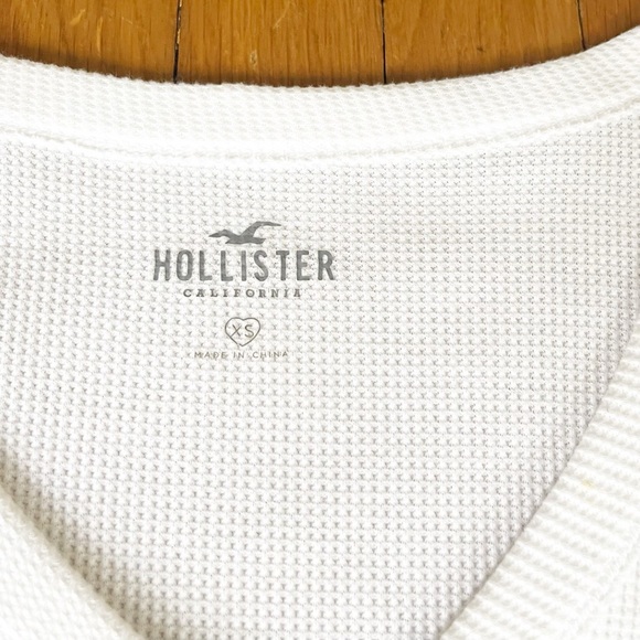 Holister long sleeve top white XS - Picture 3 of 8